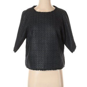 Banana Republic Monogram tweed crop top